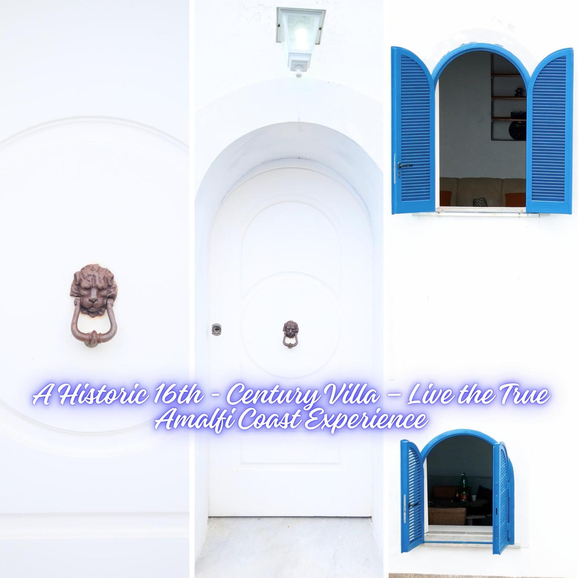 La Saracena-Traditional Amalfi Villa With Sea View Exterior foto